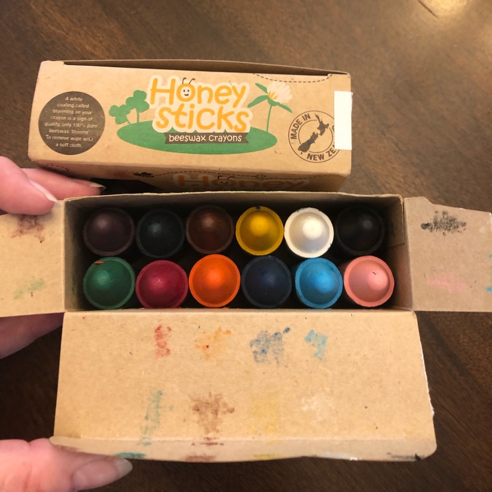 Honeysticks 100% Pure Beeswax Crayons Natural - Picture 7 of 8
